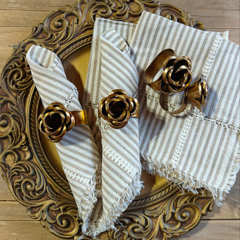 Rosas de Oro Napkin Set