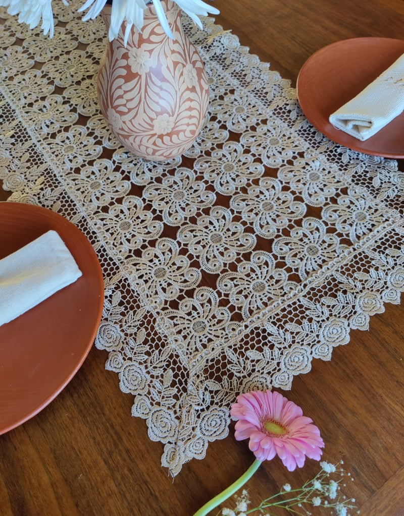 Embroidered Table Runner